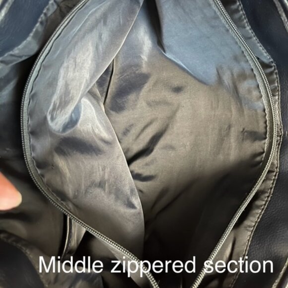 Tommy Hilfiger Blue & Gray Large Tote Bag - Picture 11 of 13